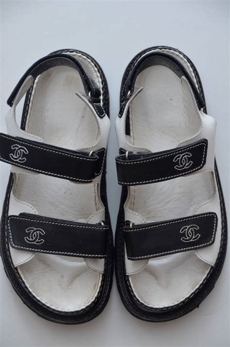 chanel pearl sandals replica|Chanel birkenstock sandals.